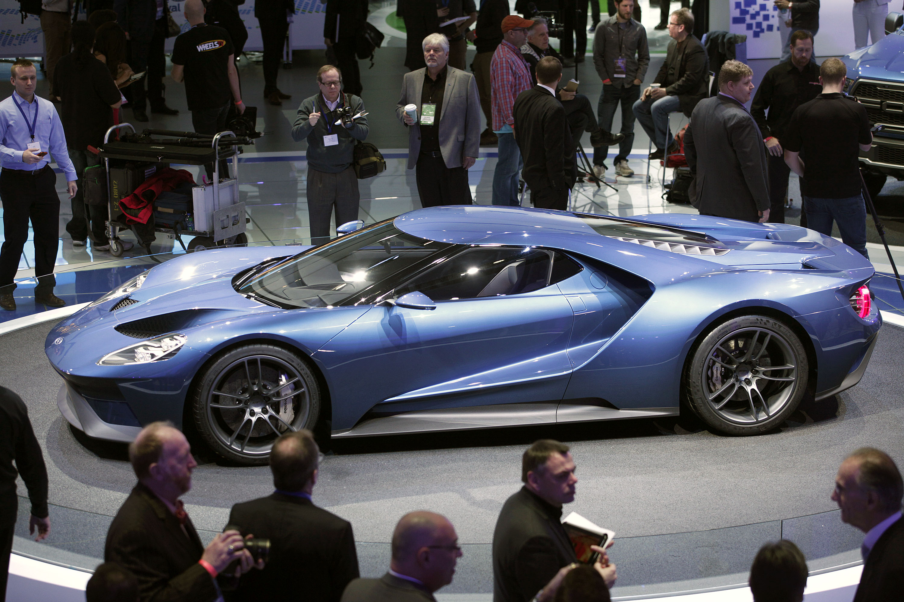 Comes in any color you want… as long as it's blue. (Photo by Bill Pugliano/Getty Images)